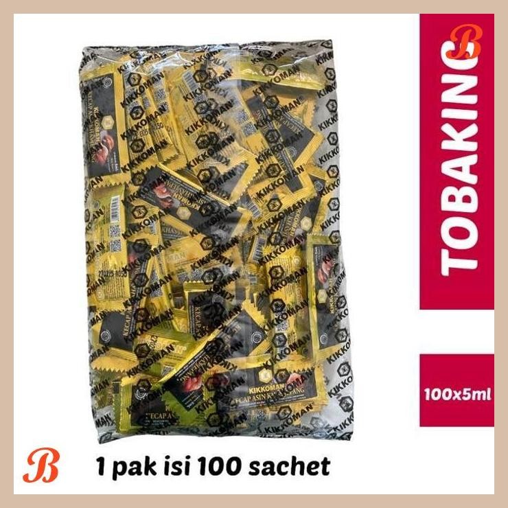 

| RMP | KIKKOMAN SOY SAUCE SACHET KECAP ASIN SACHET 5ML X 100BIJI