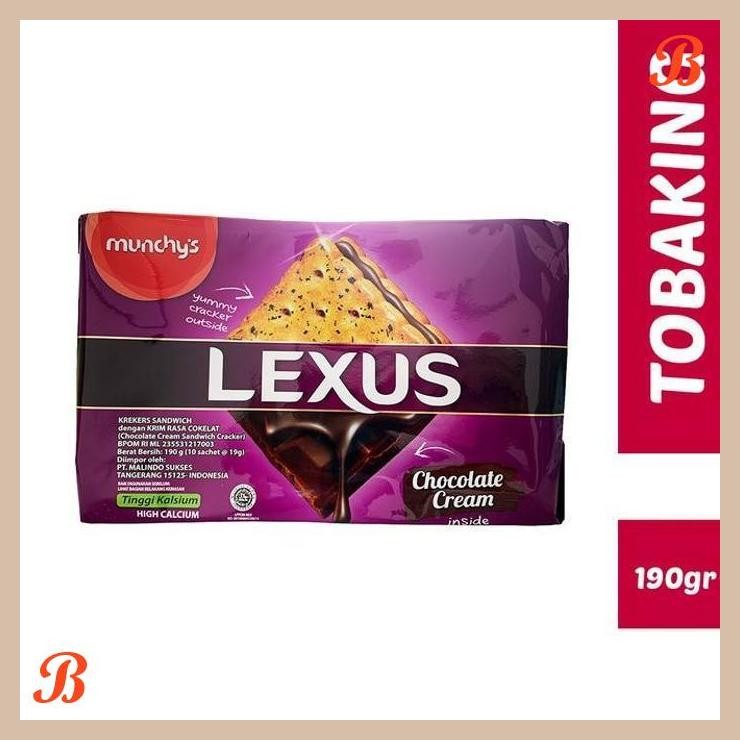 

| RMP | MUNCHYS LEXUS/ MUNCHY'S BISKUIT LEXUS CHOCOLATE 190GRM ( 10X19GR )