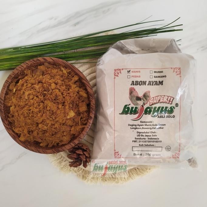 

*#*#*#*#] Abon Ayam SUPER Bu Jayus 250 gram - PEDAS SPESIAL