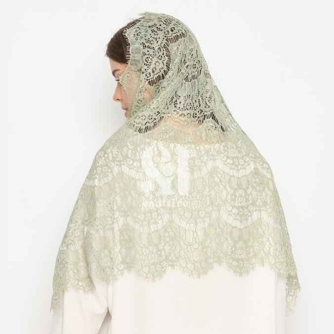 Pashmina Lace Instant Esattire - Hijab Kerudung Lebaran