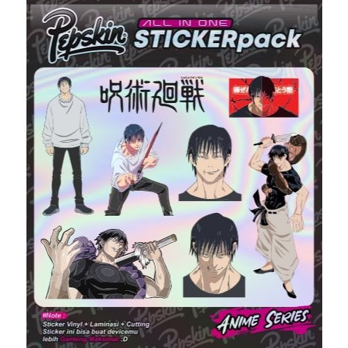 

*PromoTerjangkau* Pack Hologram Jjk Toji B Garskin Wrap Stiker Premium / X Casing Case COD