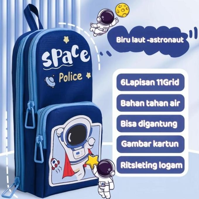 

Murah!! Kapibara Tempat Pensil 6 Lapis Kapasitas Besar Dengan Nilai Penampilan Tinggi Tempat Pensil Multifungsi Motif Kartun Capybara / Kuromi / Panda Pensil Case