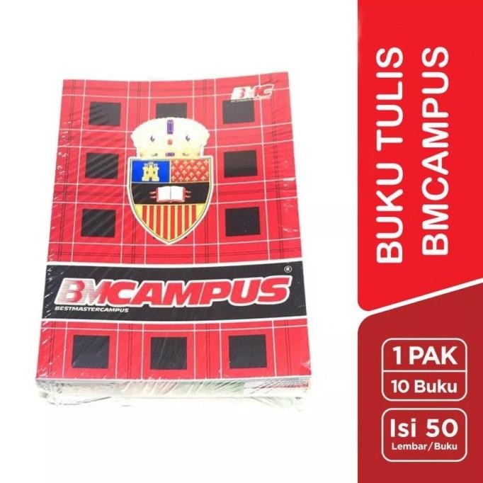 

Uk-68 Buku Tulis Bmb / Bmc Campus 50 Lembar (1 Pack 10 Buku)