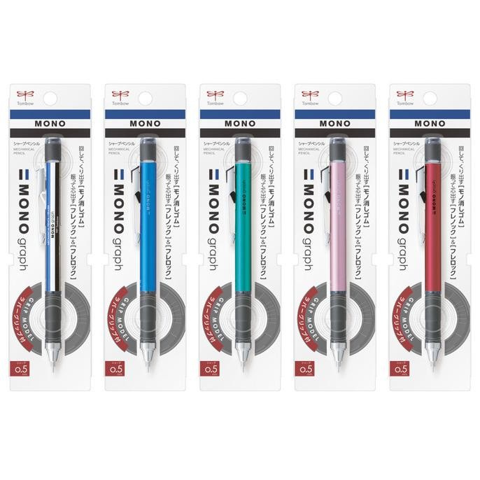 

Promo!! Tombow Mono Graph Grip Model Mechanical Pencil 0.5Mm Pensil Mekanik