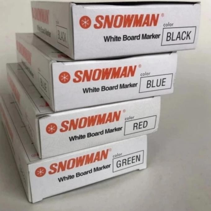 

Murah!! Spidol Snowman White Board Bg-12 Harga Satu Lusin