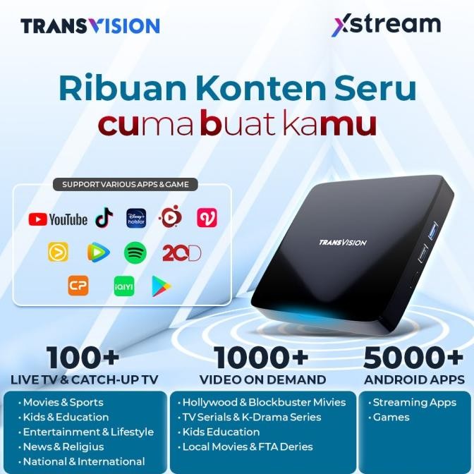 Android Box Transvision XSTREAM 2nd Gen - (Google Certified)