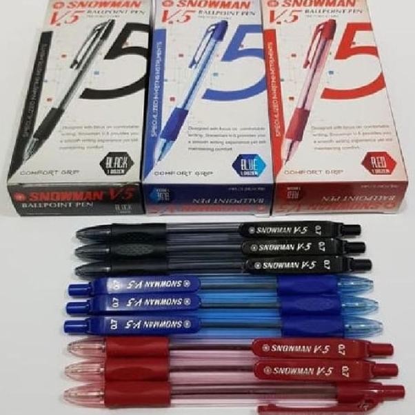 

Promo!! Pulpen Snowman V5 Per Box Lusin