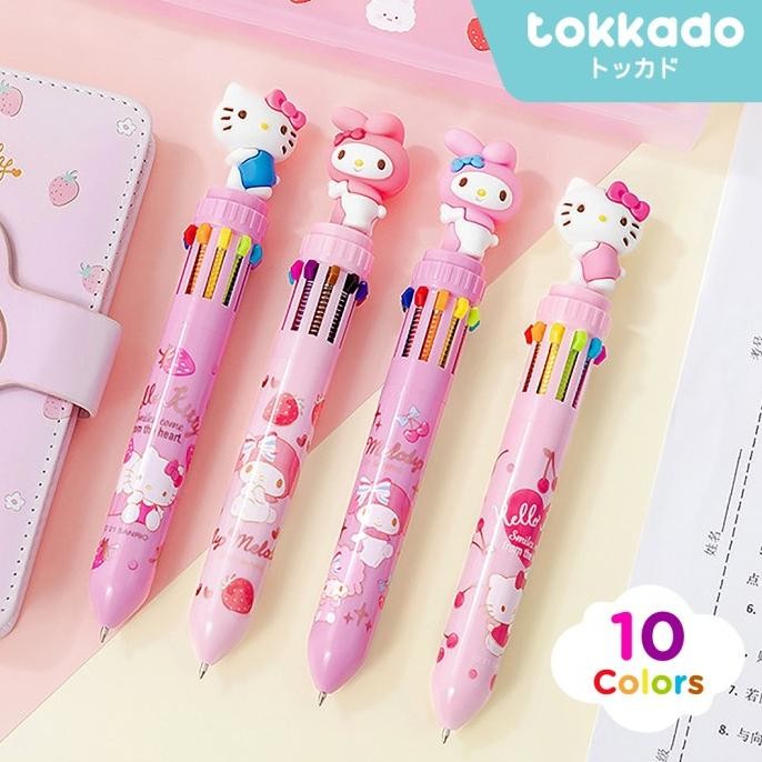 

Murah!! Sanrio Pulpen 10 Warna Hello Kitty My Melody Karakter Lucu