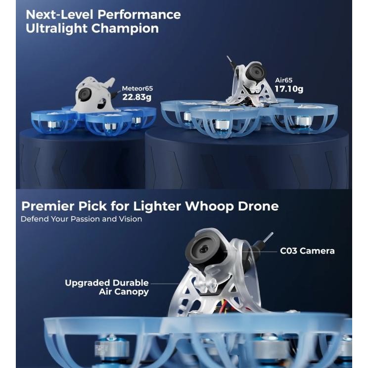 TERBARU - BetaFPV Air65 Brushless Whoop Quadcopter Racing FPV Drone