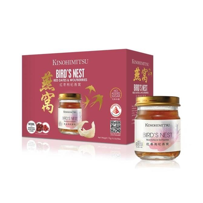 

TERLARIS - KINOHIMITSU BIRD NEST WITH RED DATES & WOLFBERRIES 6 BOTTLES