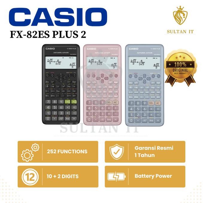

KALKULATOR SCIENTIFIC CASIO FX 82ES PLUS 2ND EDITION