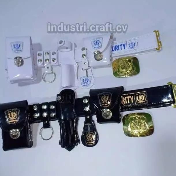 Sabuk Kopel Satpam Security Fullset & Bangkol Atribut Satpam - KS01 `