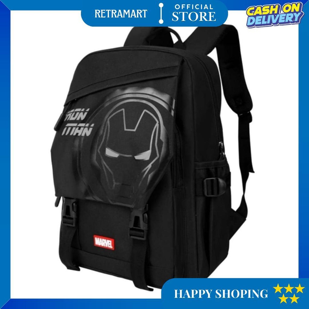 Tas Anak Iron Man - Tas Ransel Anak Laki-Laki - Tas Sekolah Anak Teraru D Best Seller