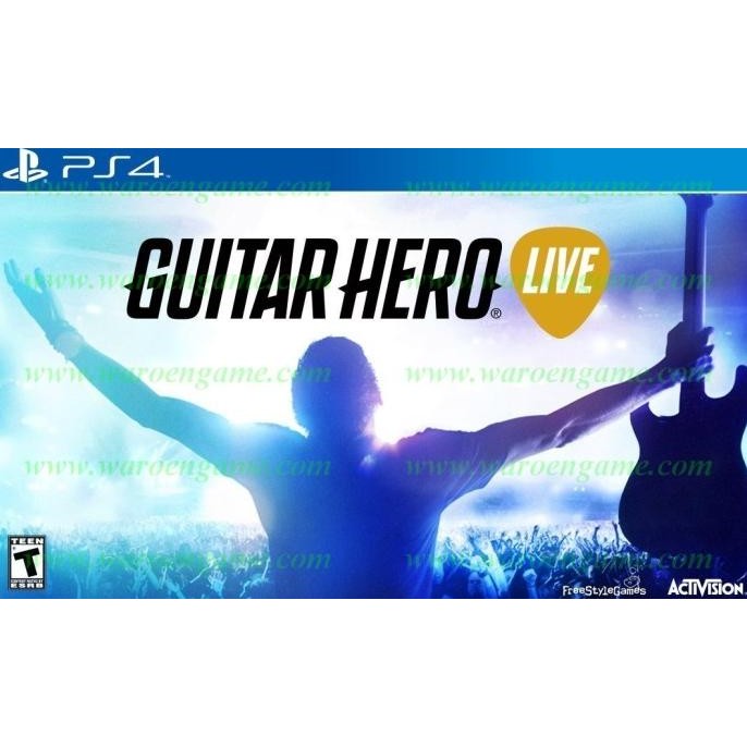 Ps4 Guitar Hero Live Guitar Bundle R3 New Stok