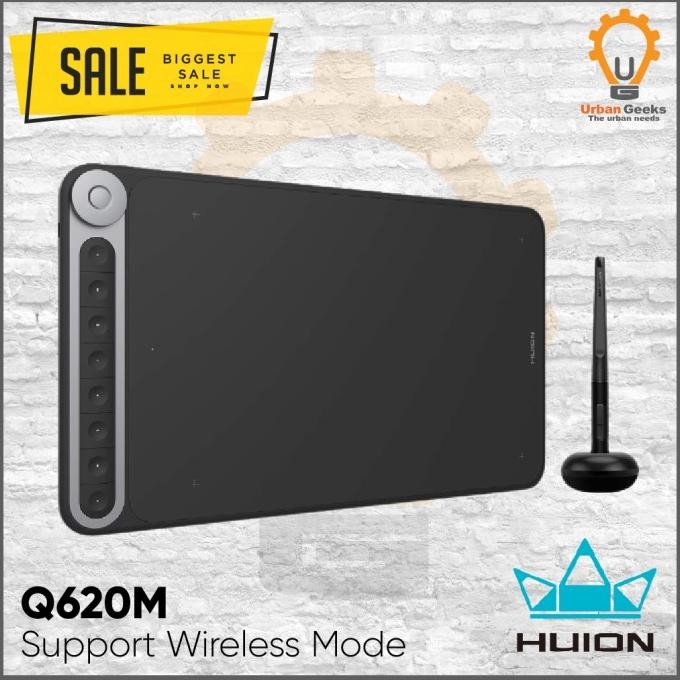 Huion Q620M Wireless Graphic Drawing Tablet Alt. Hs610 Q11K Hs611 Hs64 New Stok