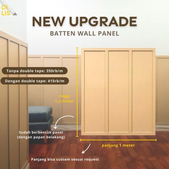 DILIS Batten Wall Panel / Wall Moulding - CARGO