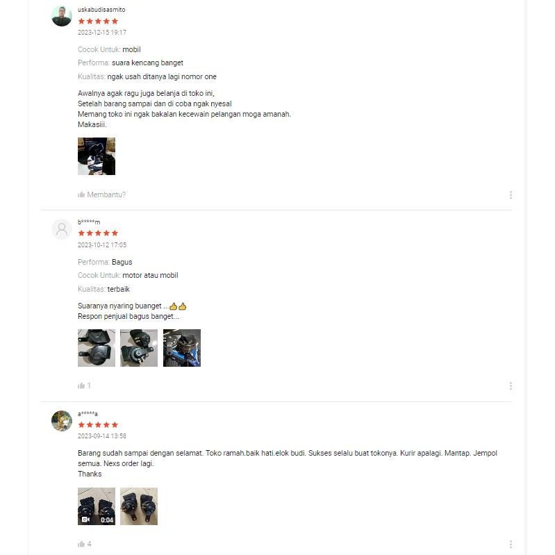 Klakson Keong Denso Waterproof Anti Air Untuk Motor Mobil 12V 24 Volt Klakson