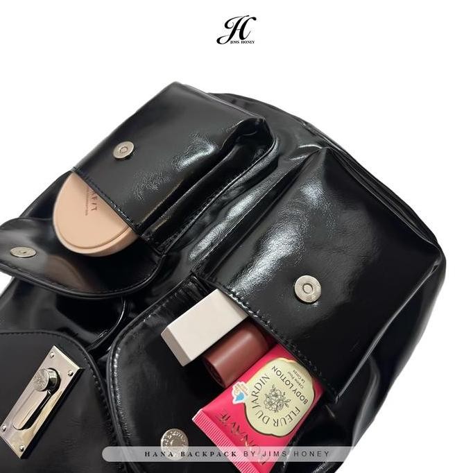 Sale Jims Honey - Hana Bag - Tas Ransel Korea Wanita Backpack Kulit Sekolah Serut Cewek