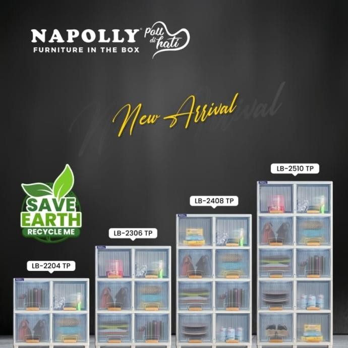 Lemari plastik minimalis NAPOLLY LOCKER BOX