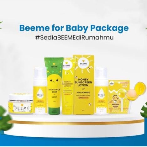 Grosir Beeme Skincare Ibu Dan Anak - Beeme Nourishing Balm - Beeme Honey Sunscreen Lotion - Beeme Mu