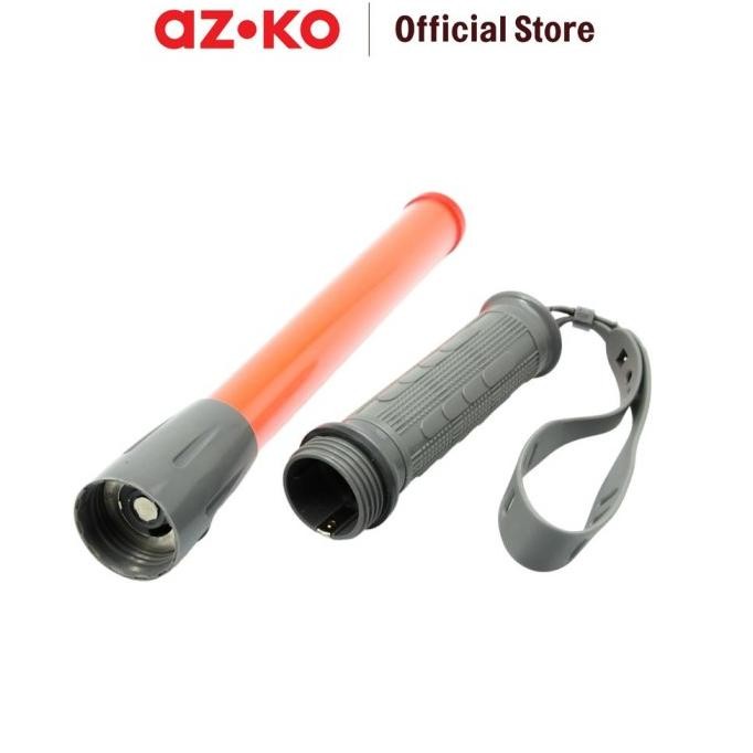 Azko Krisbow Tongkat Lalu Lintas 2Xc - Merah Tongkat Polisi Lampu Tongkat Lampu Pengatur Lalin Polic