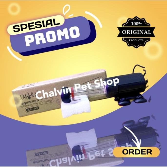 Murah Lampu Uv Amara 7 Watt Aquarium Kolam