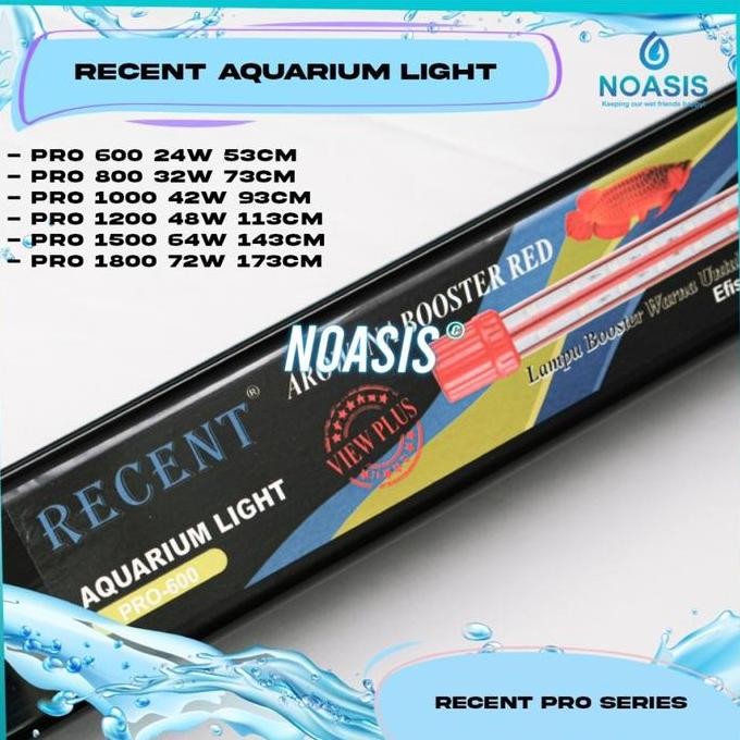 Grosir Noasis Lampu Led Recent Pro View Plus Aquarium Arowana / Arwana