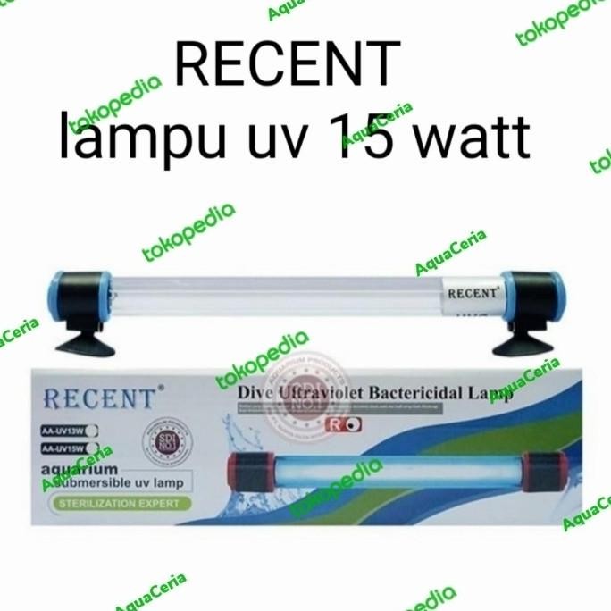 Murah Lampu Uv Aquarium Kolam Lampu Ultraviolet Recent 15 Watt