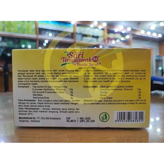 

yang dicari] Sari Temulawak Instan 85 Madu Jeruk