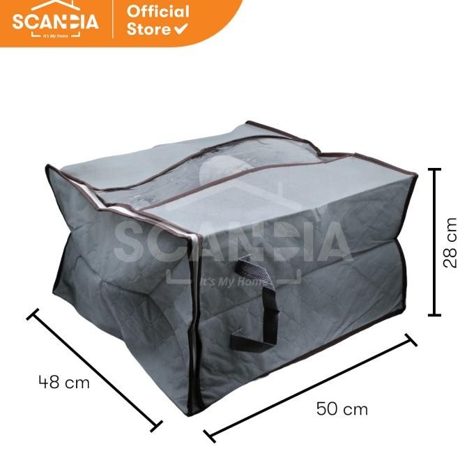 Murah SCANDIA Collapsible Storage Bag Tas Penyimpanan Abu Grey (US3100) Non COD