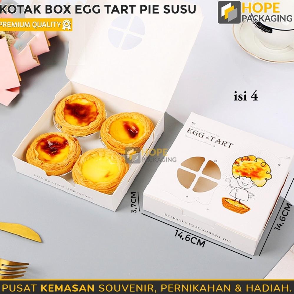 

COD [ isi 5 pcs ] Kotak box Egg Tart Pie susu / Gift Box Cookies / kotak kue hampers / box hadiah er-6