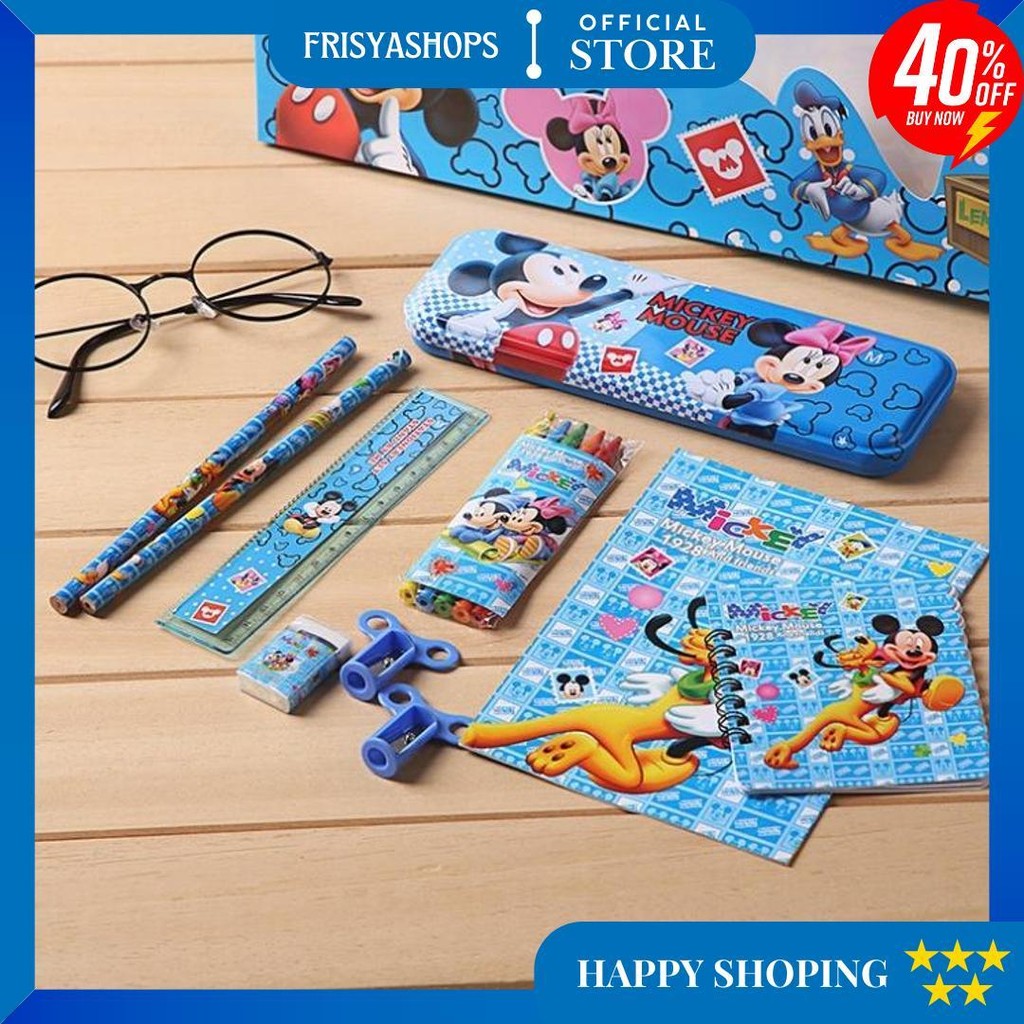 

Peachs - S5982 Set Alat Tulis 8 In 1 / Set Alat Tulis Anak Motif Kartun / Set Alat Tulis 8 In 1 Lucu / Stationery Set 8 In 1 Lucu D Terlaris