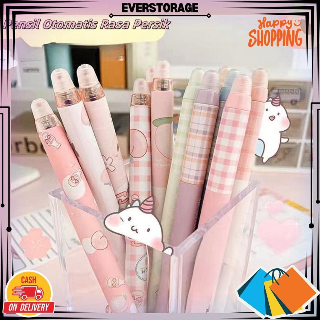 

Pensil Otomatis Kreatif Rasa Persik, Pensil Aktivitas Dengan Desain Menarik Untuk Siswa Sd, Pena Tekan Lucu D Terlaris