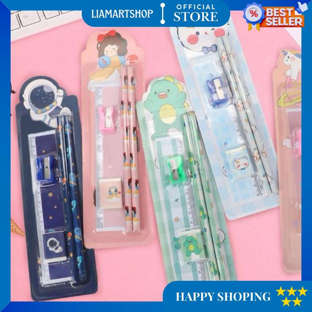 

Paket Alat Tulis 5 In 1 Pensil Stationery Gift Set D Sale