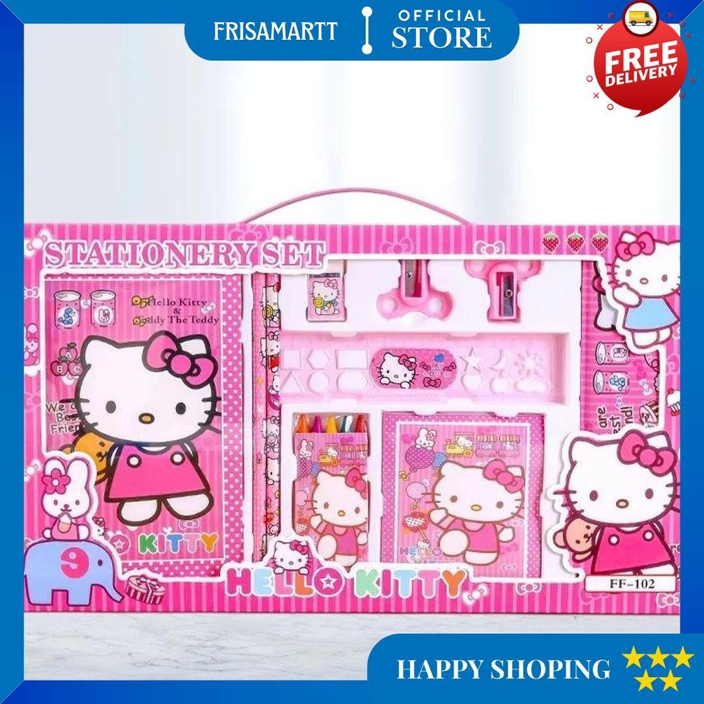 

Stationary Alat Tulis Set 14 In 1 / Paket Alat Tulis Anak Motif Kartun Karakter Lucu D Best Seller