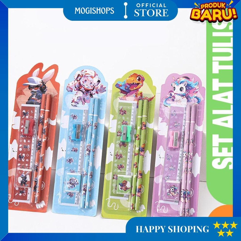 

Set Alat Tulis 5In1 Pensil Set Anak Pensil Lucu Dan Penghapus Untuk Tempat Pensil Buku Tulis Sekolah D Sale