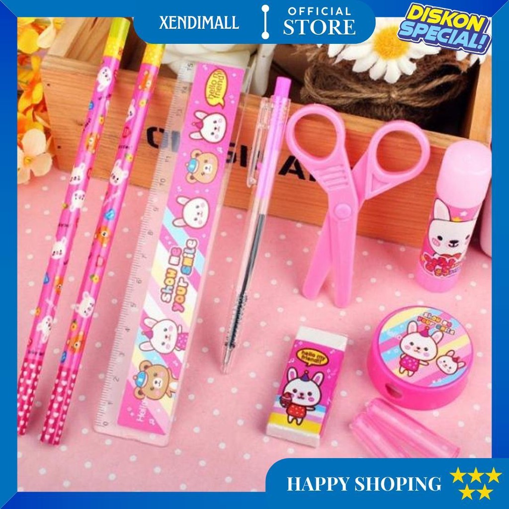 

Ss Paket Alat Tulis Set 8In1 Stationery Set Study Set Anak Karakter Set Alat Tulis Anak Tk D Promo 4.4