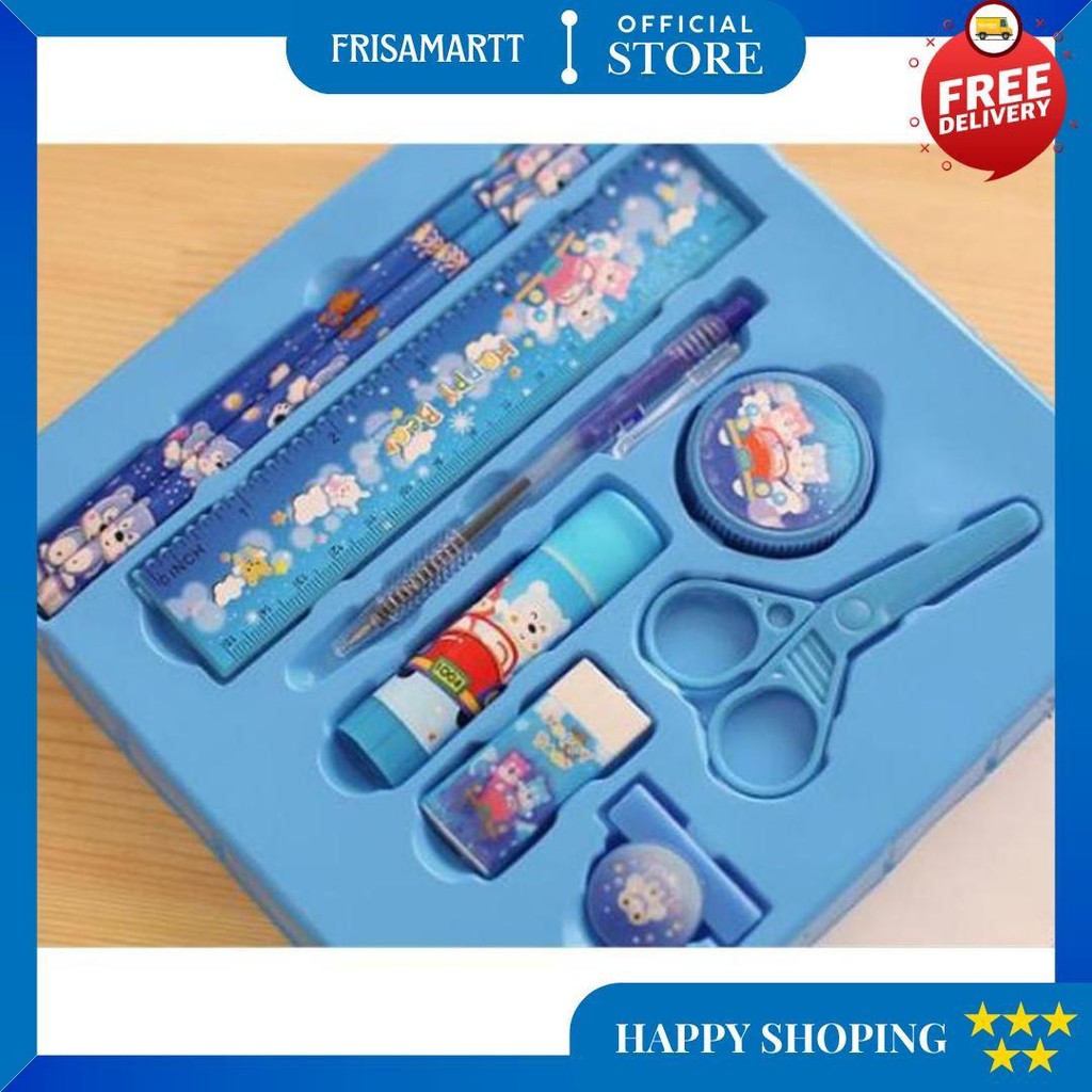 

Cahaya Pelangi (Cps) - Pencil Set 9 In 1 Alat Tulis Sekolah Anak Lengkap Murah D Gratis Ongkir