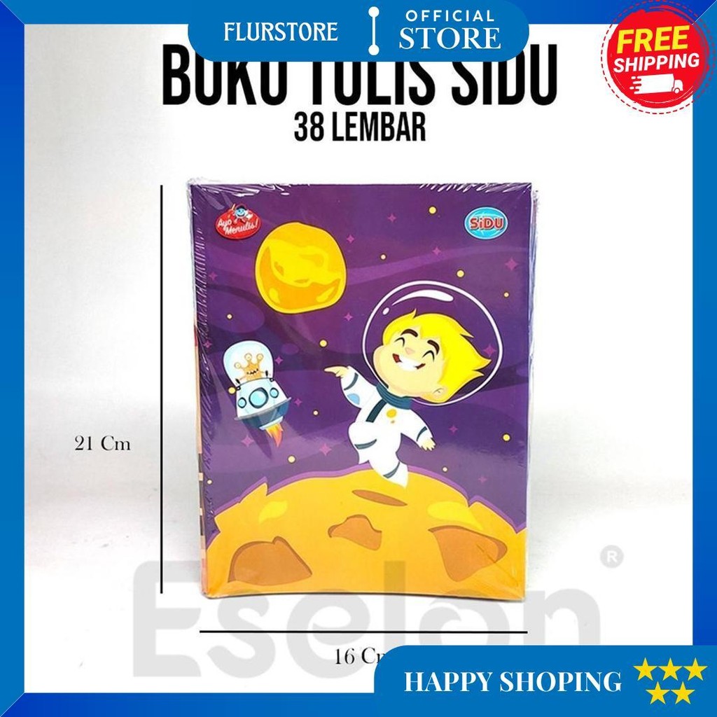 

10Pcs Buku Tulis Sidu Garis 38Lembar / 1Pack Buku Tulis Sidu 38Lembar / Buku Tulis Sidu D Gratis Ongkir