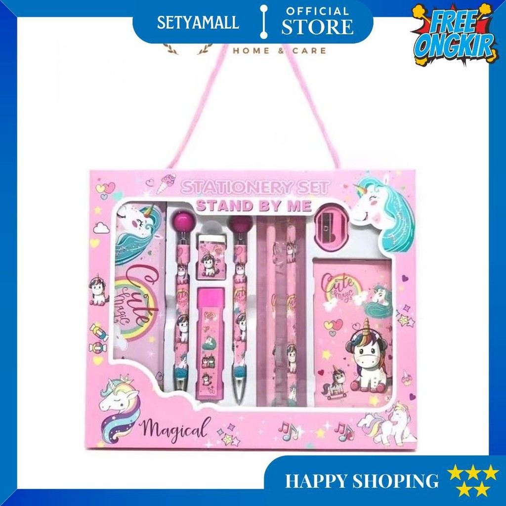 

Paket Alat Tulis 10 In1 / Alat Tulis Set Karakter / Stationery Set Lucu Hadiah D Termurah