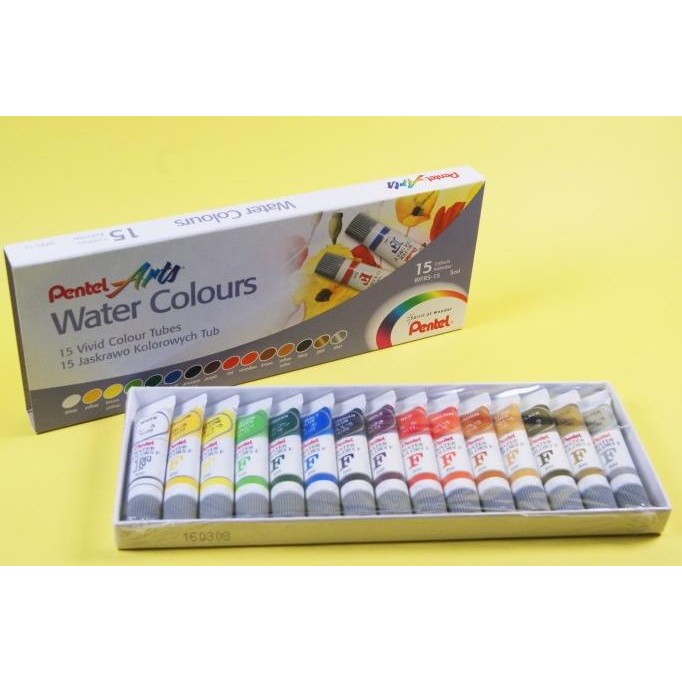 

Baru Cat Air Pentel 15 Warna Premium