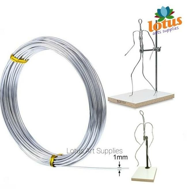 ALMALOY CRAFT WIRE / KAWAT ALMUNIUM RANGKA CLAY 1MM