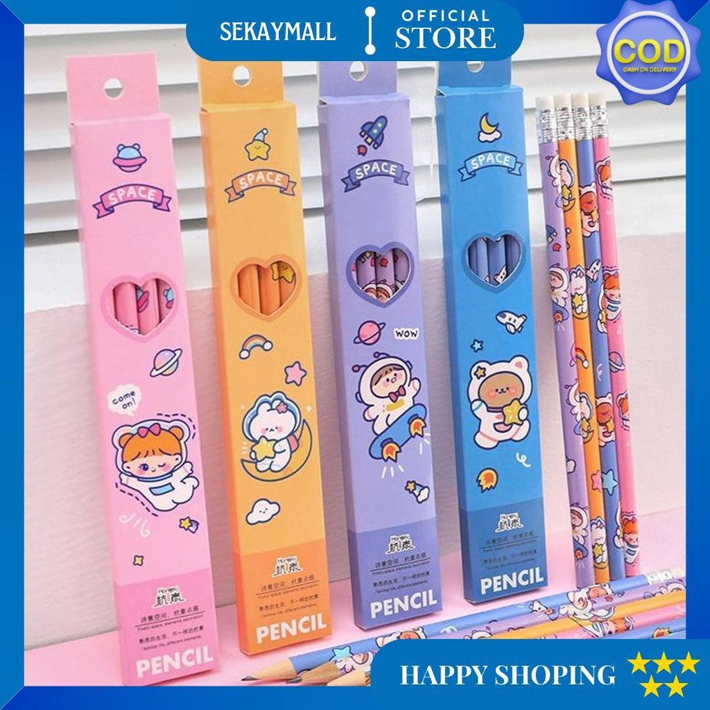 

- S5670 Pensil Set Alat Tulis Sekolah Anak / Pensil Set Isi Banyak / Pensil Set Pack Cute / Pensil Anak Karakter Lucu D Cod