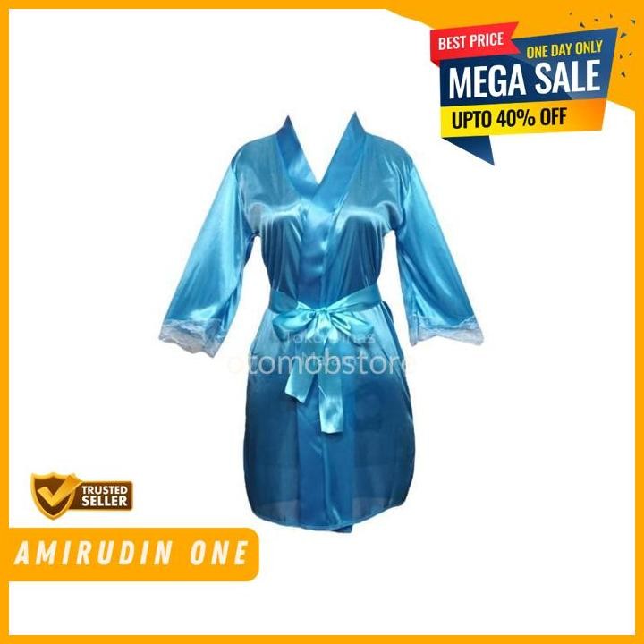 BAJU DINAS SEXY KIMONO BAJU TIDUR WANITA KIMONO BATHROBE SESERAHAN MANDI + G STRING KIMONO BATH BEST