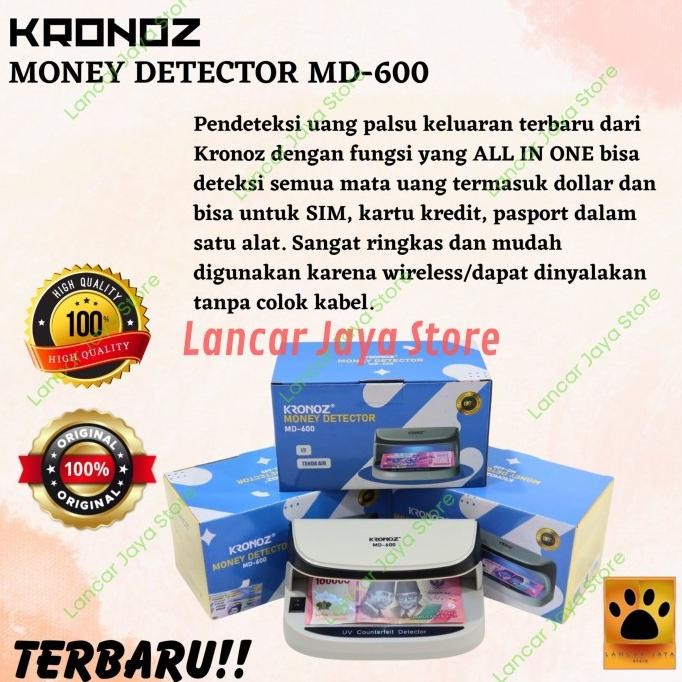

Terlaris DETEKTOR KOZURE / Alat Deteksi Uang Palsu EMISI BARU&LAMA KOZURE MD600 SALE