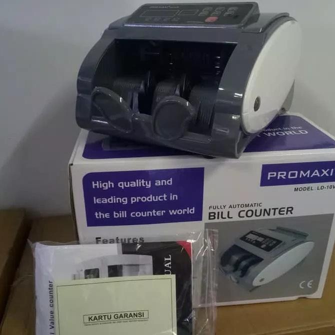 

Terlaris Mesin Hitung Uang PROMAXI LD 10 VM / Money Counter Detector / LD10 VM SALE