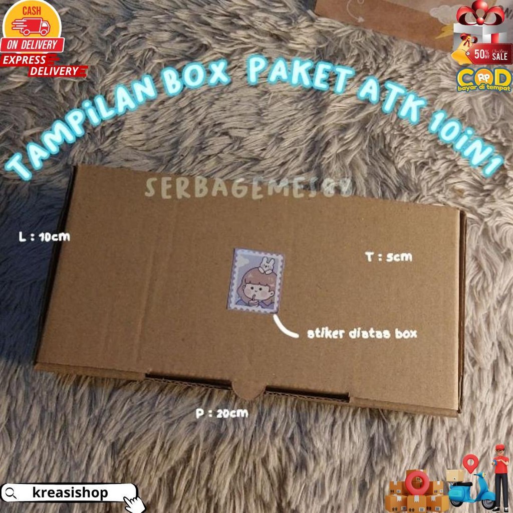 

Serbagemes88 - Set Alat Tulis 10 In 1 Lengkap / Stationery Untuk Hadiah / Hampers Kado Gift / Paket Alat Tulis / Alat Tulis Paket / Sekolah / Stationery Set Aesthetic D Promo Puncak