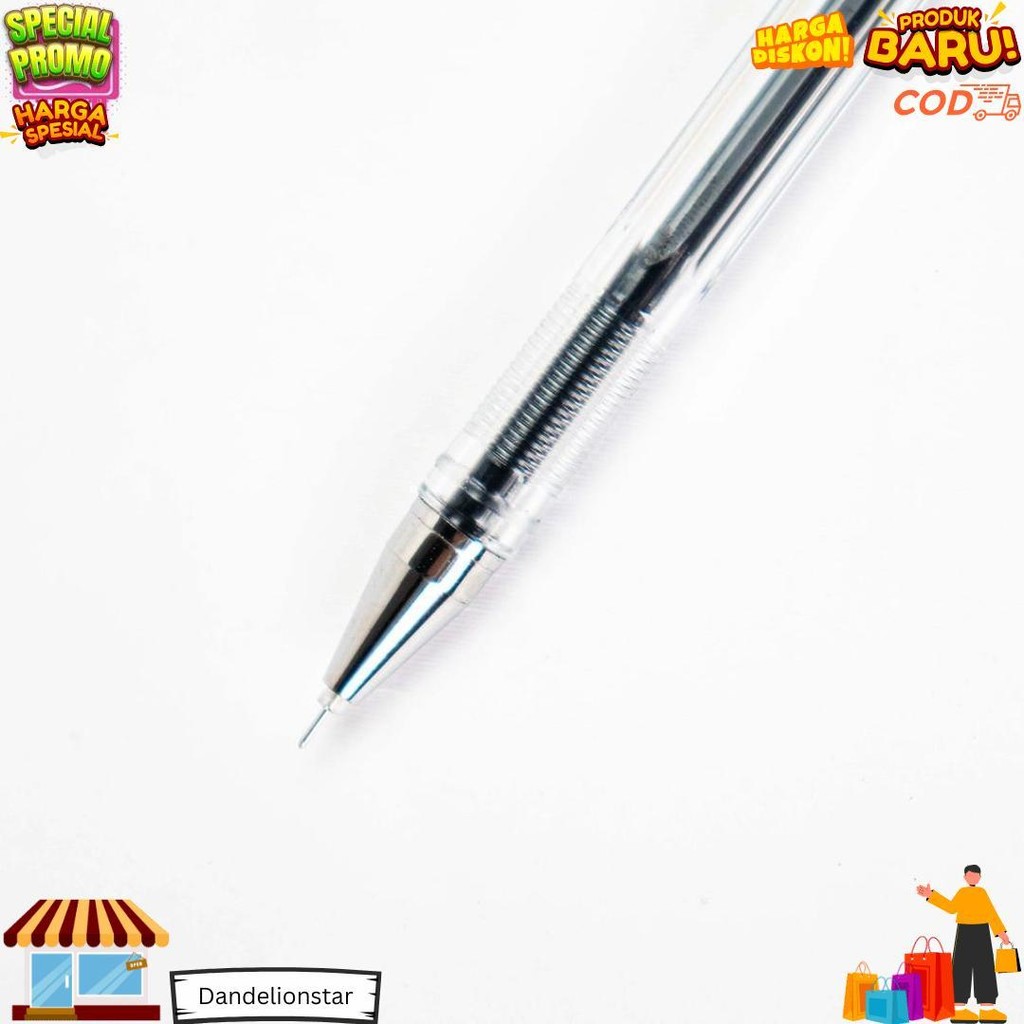 

Gel Pen / Pulpen Gel / Pena Hitam / Gell Pen 0.28 Mm 1 Pak Isi 12 Pcs Gp-Sq885 D Promo Puncak