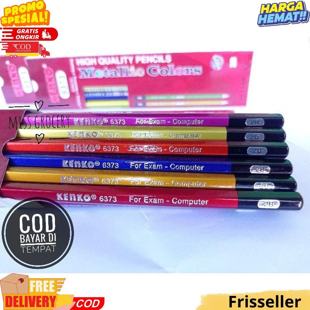 

(12Pcs)Pensil 2B Kenko Original Alat Tulis Murah Grosir D Gratis Ongkir