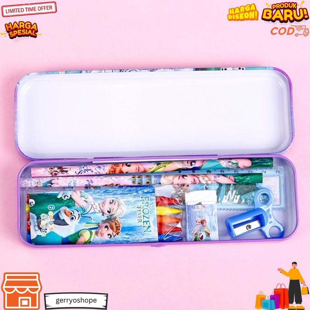 

Peachs - S5982 Set Alat Tulis 8 In 1 / Set Alat Tulis Anak Motif Kartun / Set Alat Tulis 8 In 1 Lucu / Stationery Set 8 In 1 Lucu D Cod